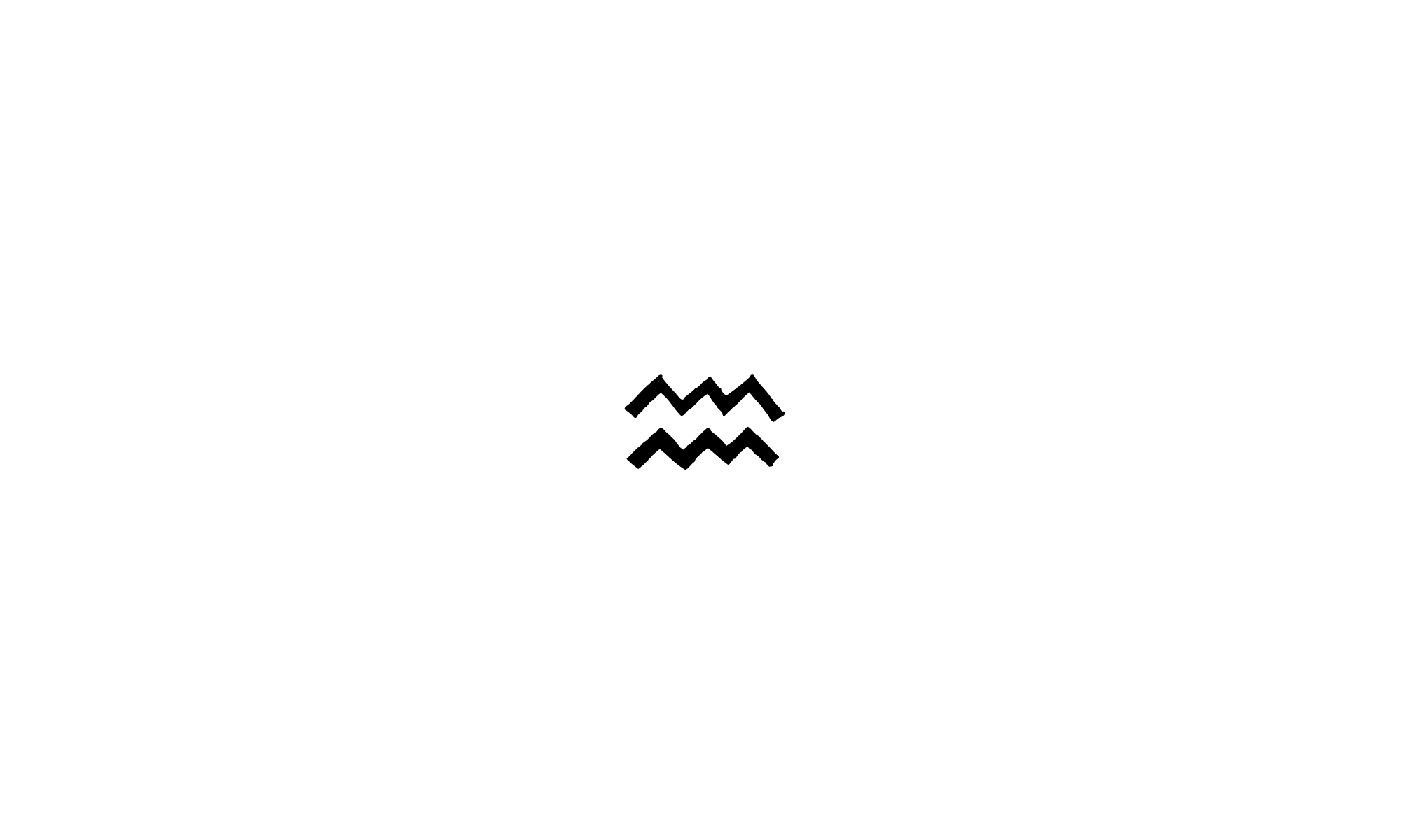 Aquarius Symbol Full